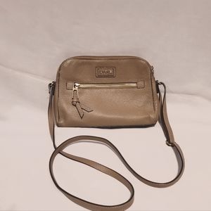 Beige Lodis Crossbody Leather Purse